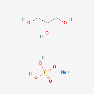 molecular formula C3H10NaO7P B13416300 Glycerol dihydrogen phosphate,sodium salt 