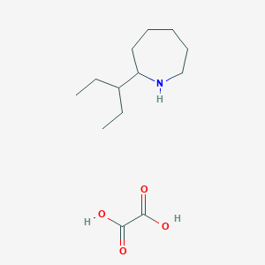 2-(1-Ethylpropyl)azepane oxalate