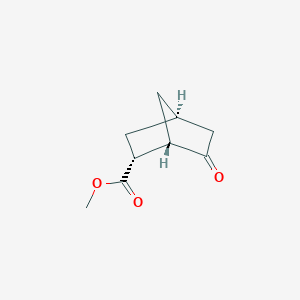 molecular formula C9H12O3 B13416334 methyl (1S,2R,4R)-6-oxobicyclo[2.2.1]heptane-2-carboxylate 