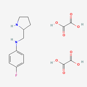 4-Fluoro-N-(2-pyrrolidinylmethyl)aniline dioxalate