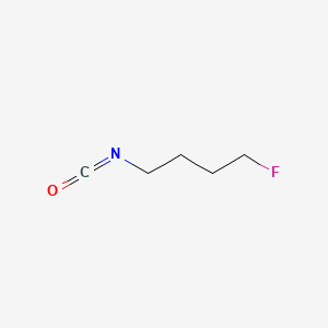molecular formula C5H8FNO B13416383 4-Fluorobutyl isocyanate CAS No. 353-16-2