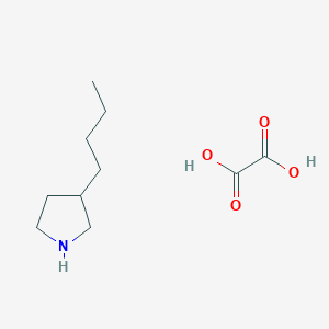 molecular formula C10H19NO4 B1341639 3-Butylpyrrolidine oxalate CAS No. 1177299-44-3