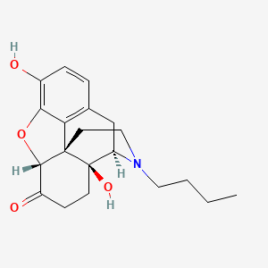 molecular formula C20H25NO4 B13416391 N-Butyl Noroxymorphone 