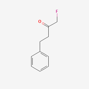 molecular formula C10H11FO B13416396 1-Fluoro-4-phenyl-2-butanone CAS No. 772-67-8