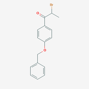 molecular formula C16H15BrO2 B134164 4'-Benzyloxy-2-bromopropiophenone CAS No. 35081-45-9
