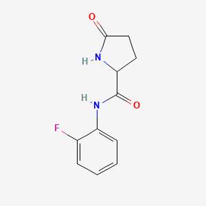 N-(2-Fluorophenyl)-5-oxo-2-pyrrolidinecarboxamide