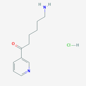 6-Amino-1-pyridin-3-ylhexan-1-one hydrochloride