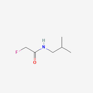 molecular formula C6H12FNO B13416496 N-Isobutylfluoroacetamide CAS No. 371-44-8