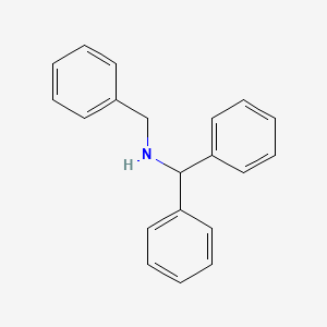 molecular formula C20H19N B13416527 N-benzyl-1,1-diphenylmethanamine 