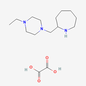 2-[(4-Ethylpiperazin-1-YL)methyl]azepane oxalate