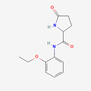 molecular formula C13H16N2O3 B1341659 N-(2-ethoxyphenyl)-5-oxoprolinamide CAS No. 4108-13-8