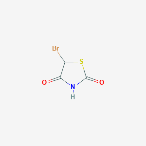 molecular formula C3H2BrNO2S B134166 5-Bromothiazolidine-2,4-dione CAS No. 125518-48-1