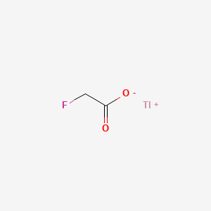 molecular formula C2H2FO2Tl B13416630 Acetic acid, fluoro-, thallium(I) salt CAS No. 63905-90-8
