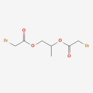 molecular formula C7H10Br2O4 B13416684 1,2-Bis-(bromoacetoxy)-propane CAS No. 37102-72-0