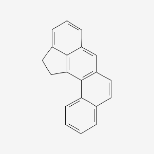 molecular formula C20H14 B13416697 Benz(l)aceanthrylene, 1,2-dihydro- CAS No. 7093-10-9