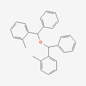 molecular formula C28H26O B13416725 Des(N,N-dimethylethanamine) Orphenadrine Dimer 