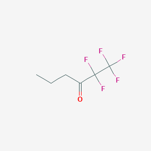 molecular formula C6H7F5O B13416808 1,1,1,2,2-Pentafluorohexan-3-one CAS No. 357-46-0
