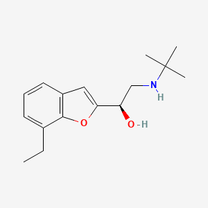 molecular formula C16H23NO2 B13416817 (+)-Bufuralol CAS No. 64100-61-4