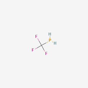molecular formula CH2F3P B13416852 Phosphine, (trifluoromethyl)- CAS No. 420-52-0