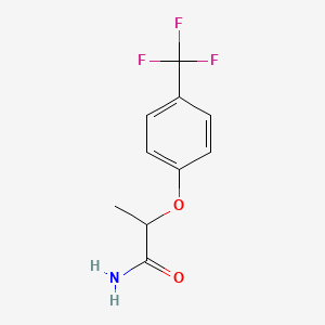 molecular formula C10H10F3NO2 B1341690 2-(4-(Trifluoromethyl)phenoxy)propanamide CAS No. 931622-34-3