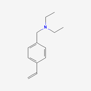 molecular formula C13H19N B13416975 N-Ethyl-N-(4-vinylbenzyl)ethanamine 