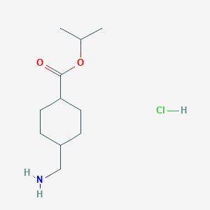 molecular formula C11H22ClNO2 B13417043 Tranexamic Acid Isopropyl Ester Hydrochloride 