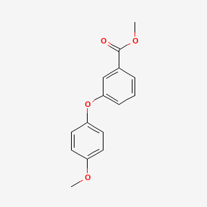 molecular formula C15H14O4 B13417120 Methyl 3-(4-methoxyphenoxy)benzoate CAS No. 64691-60-7