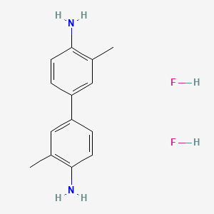 molecular formula C14H18F2N2 B13417147 o-Tolidine dihydrofluoride CAS No. 41766-75-0