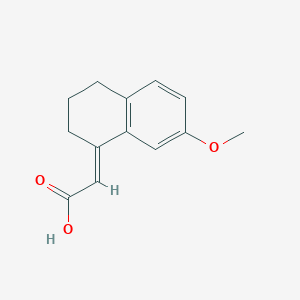 molecular formula C13H14O3 B13417162 Agomelatine Acetic Acid 