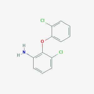 3-Chloro-2-(2-chlorophenoxy)aniline