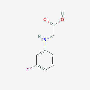 molecular formula C8H8FNO2 B1341725 2-(3-Fluorophenylamino)acetic acid CAS No. 5319-43-7
