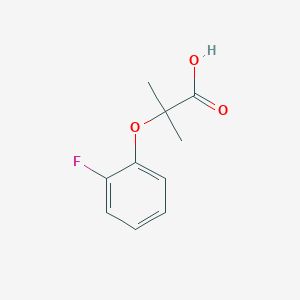 molecular formula C10H11FO3 B1341726 2-(2-fluorophenoxy)-2-methylPropanoic acid 