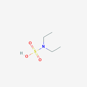 molecular formula C4H11NO3S B13417283 N,N-Diethylsulfamic Acid 