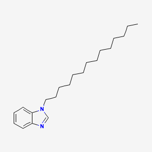 molecular formula C21H34N2 B13417372 1-Tetradecyl-1H-benzimidazole CAS No. 72816-80-9
