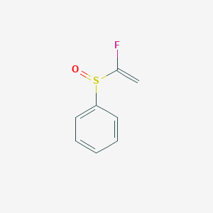 molecular formula C8H7FOS B13417403 [(1-Fluoroethenyl)sulfinyl]benzene 