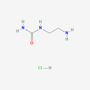molecular formula C3H10ClN3O B1341745 (2-氨基乙基)脲盐酸盐 CAS No. 858001-69-1