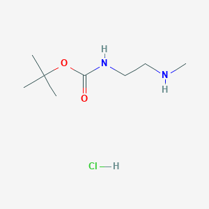 molecular formula C8H19ClN2O2 B1341746 N-Boc-2-methylamino-ethylamine hydrochloride CAS No. 202207-79-2