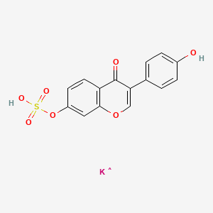 molecular formula C15H10KO7S B13417467 Daidzein 7-Sulfate Potassium Salt 