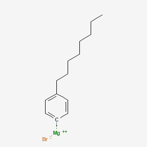 molecular formula C14H21BrMg B13417506 Magnesium;octylbenzene;bromide 