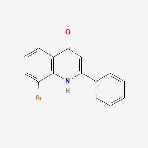 molecular formula C15H10BrNO B1341752 8-Bromo-4-hydroxy-2-phenylquinoline CAS No. 927800-73-5