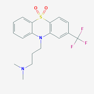 molecular formula C18H19F3N2O2S B13417570 Triflupromazine Sulfone 