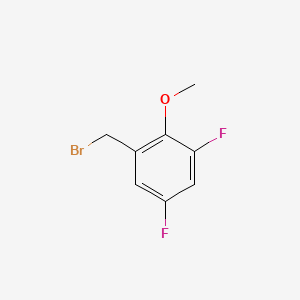 molecular formula C8H7BrF2O B1341758 1-(Bromomethyl)-3,5-difluoro-2-methoxybenzene CAS No. 886500-63-6