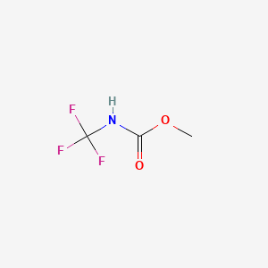 molecular formula C3H4F3NO2 B13417612 Methyl trifluoromethylcarbamate CAS No. 62765-22-4