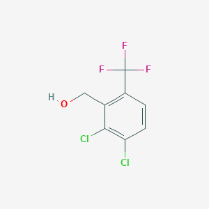 molecular formula C8H5Cl2F3O B1341762 2,3-Dichloro-6-(trifluoromethyl)benzyl alcohol CAS No. 886501-93-5