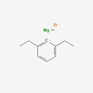 molecular formula C10H13BrMg B13417623 magnesium;1,3-diethylbenzene-2-ide;bromide CAS No. 63488-13-1