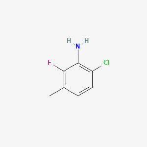 molecular formula C7H7ClFN B1341765 6-Chloro-2-fluoro-3-methylaniline CAS No. 702640-48-0
