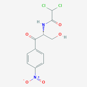 molecular formula C11H10Cl2N2O5 B13417661 1-Dehydro-chloramphenicol 