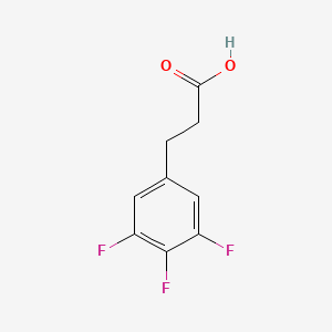 molecular formula C9H7F3O2 B1341768 3-(3,4,5-Trifluorophenyl)propanoic acid CAS No. 886499-50-9