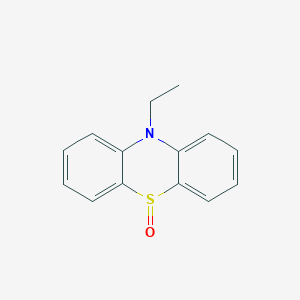 molecular formula C14H13NOS B13417705 10-Ethylphenothiazine 5-oxide 