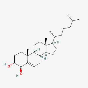molecular formula C27H46O2 B13417717 Cholest-5-ene-3alpha,4beta-diol 
